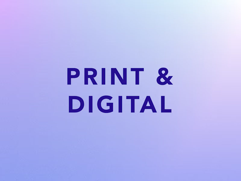 Cover image for Graphic Design for Print & Digital Media
