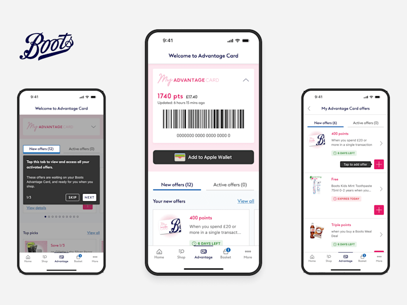 Cover image for Enhancing Advantage Card Digital Offers for Boots UK Mobile App