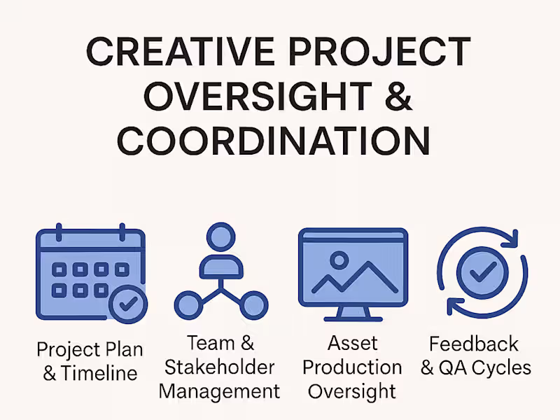 Cover image for Creative Project Oversight & Coordination