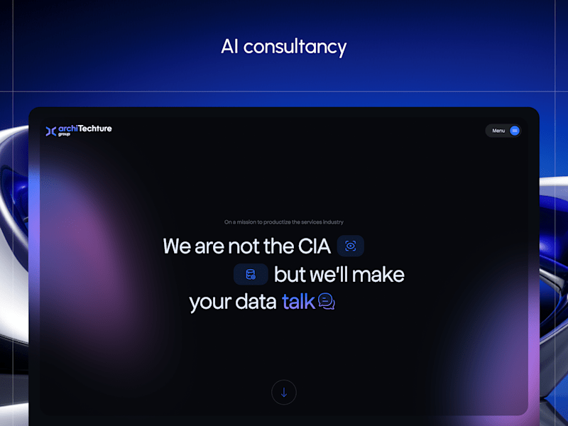 Cover image for Scalable website for AI consulting firm