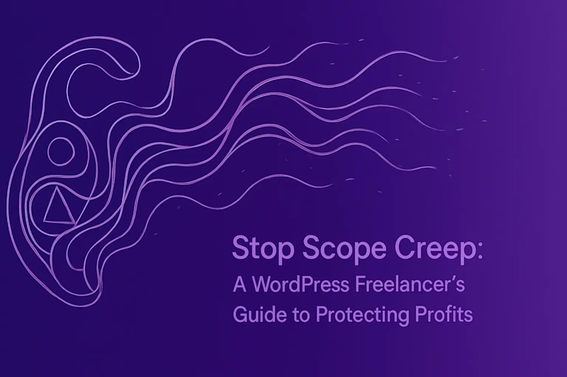 Cover image for Stop Scope Creep: A WordPress Freelancer's Guide to Protecting Profits