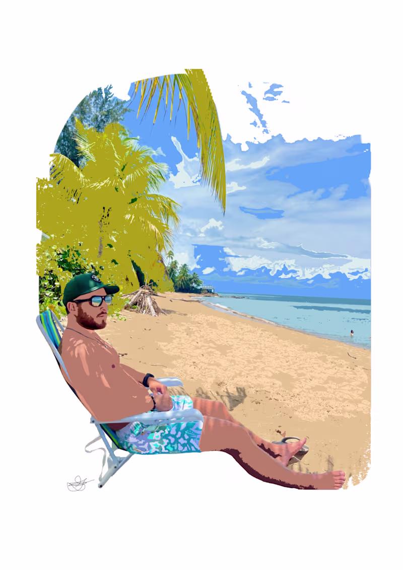 Cover image for At the Beach