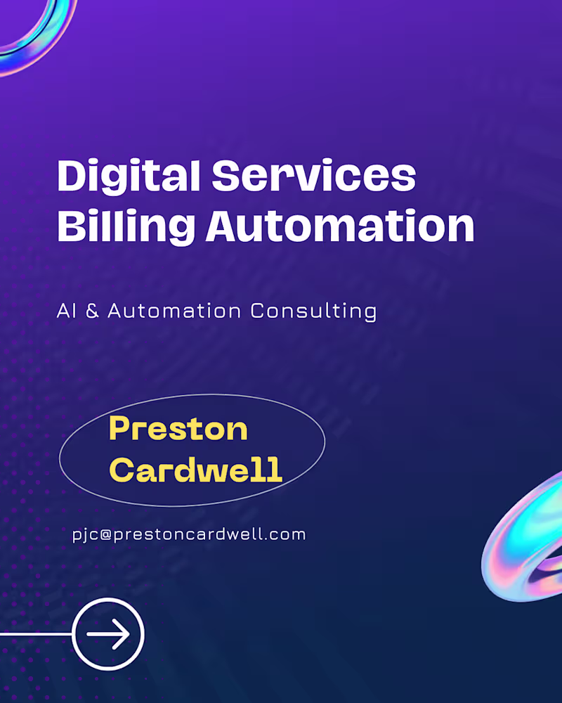 Cover image for Billing Automation