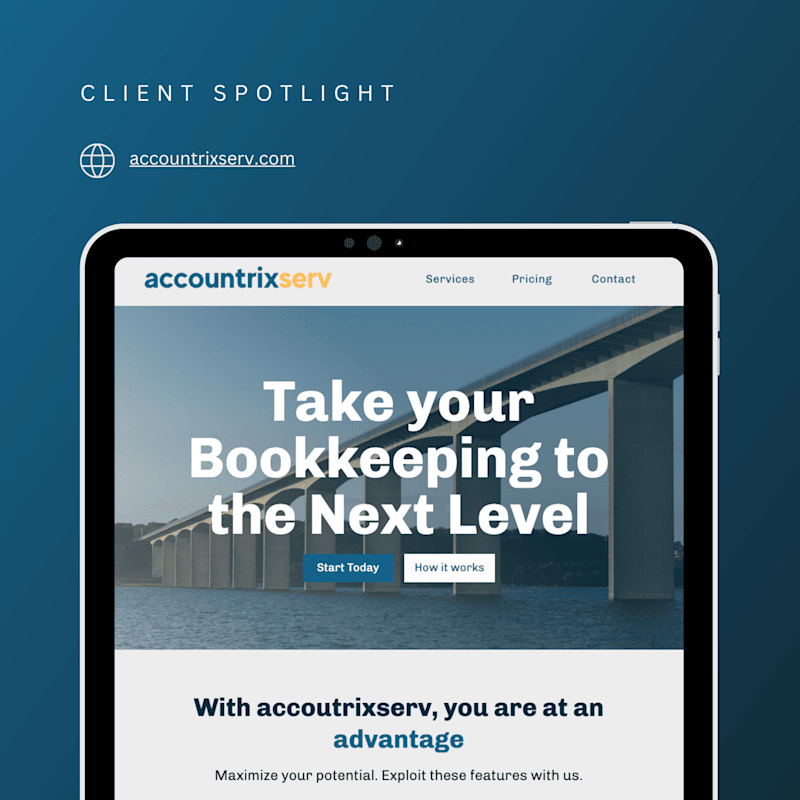 Cover image for Accounting Services Landing Page