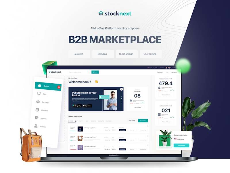 Cover image for Stocknext: B2B Dropshipping Platoform