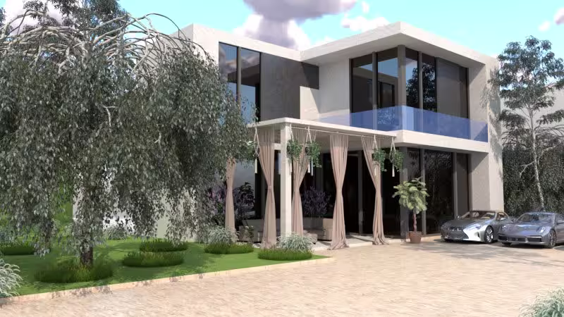 Cover image for Architectural Visualization for residential
house 