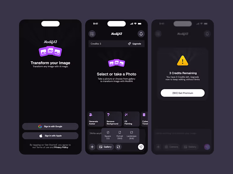 Cover image for Mobile App Design IOS (ModifAi)