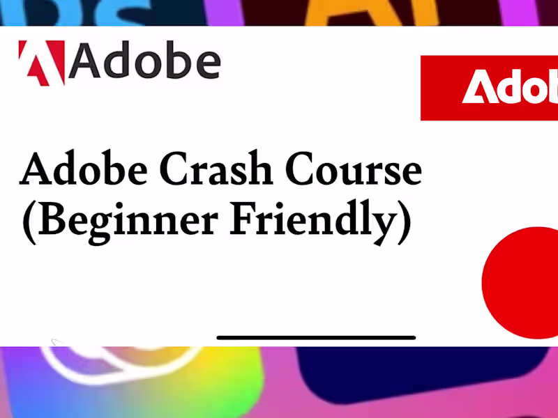 Cover image for The Adobe tools needed for creating contents - YouTube