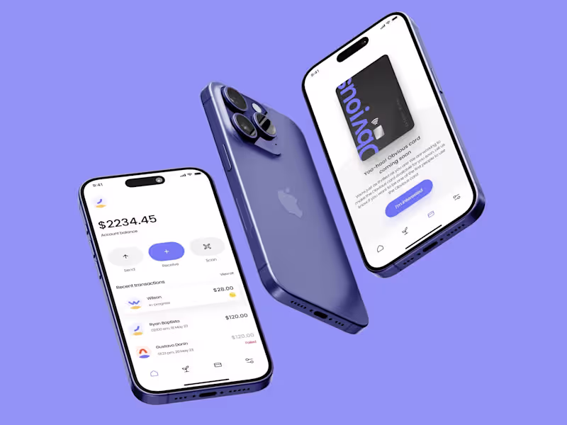 Cover image for UX/UI Design: Mobile app+Website