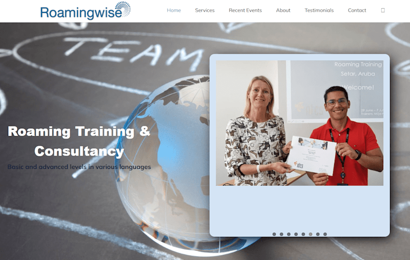 Cover image for Roamingwise Framer Landing Page