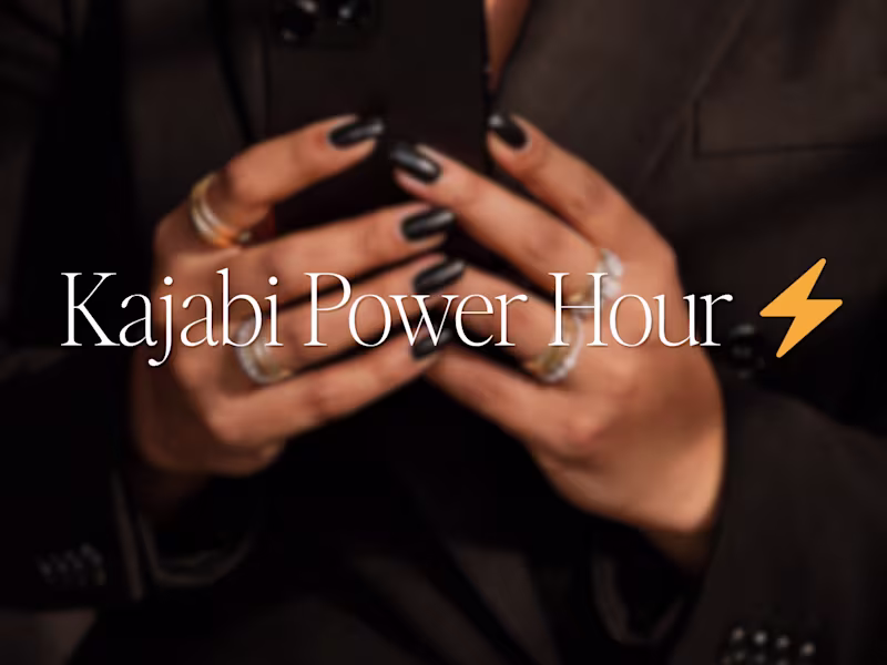 Cover image for Kajabi Power Hour ⚡