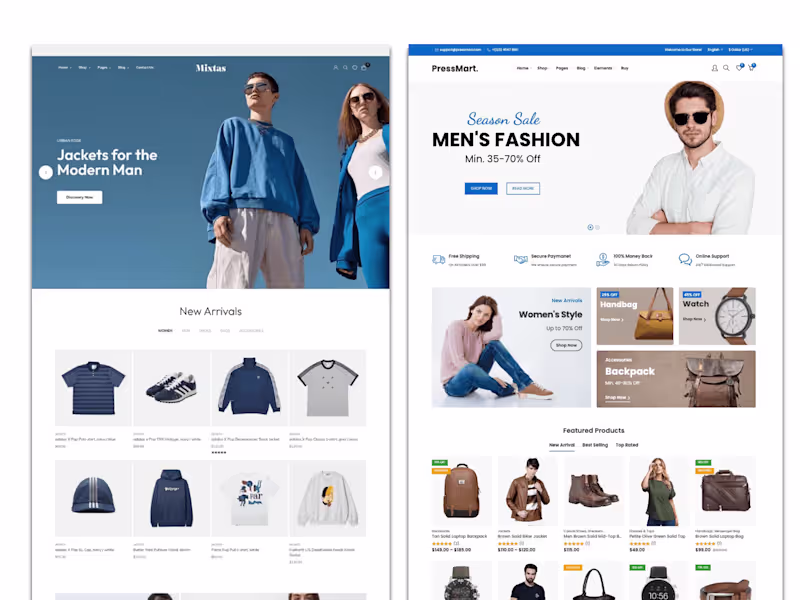 Cover image for Fully Functional Custom E-Commerce Website Development 
