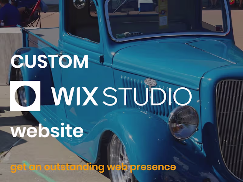 Cover image for Wix Studio - Custom Responsive Website