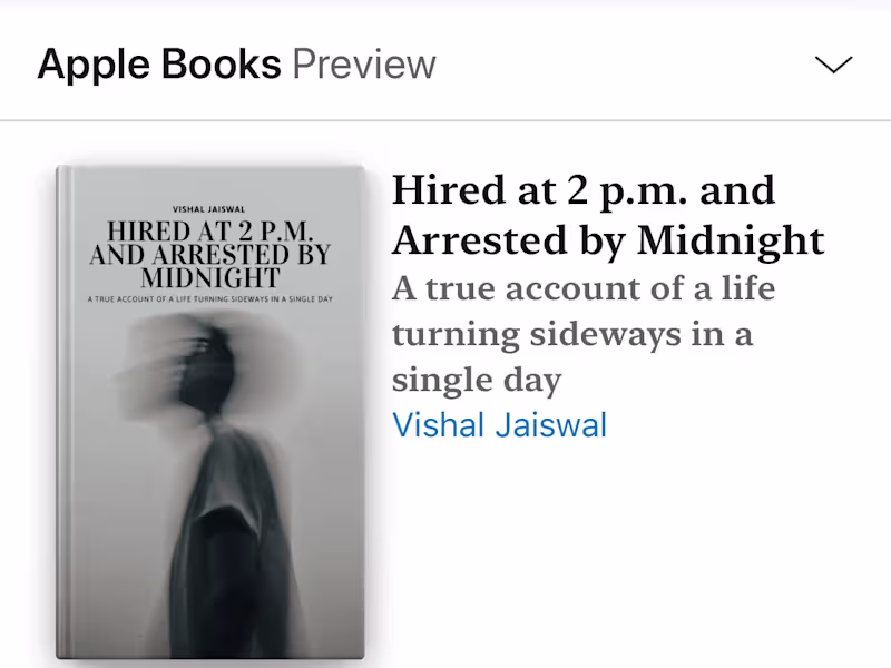 Cover image for An ordinary day begins with a job offer and ends in a police...