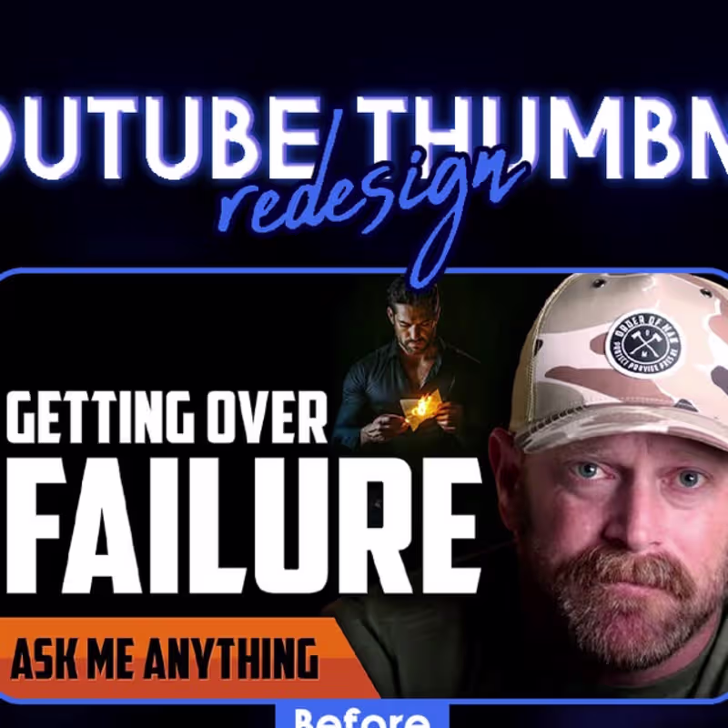 Cover image for YouTube Thumbnail Redesign for Order of Man