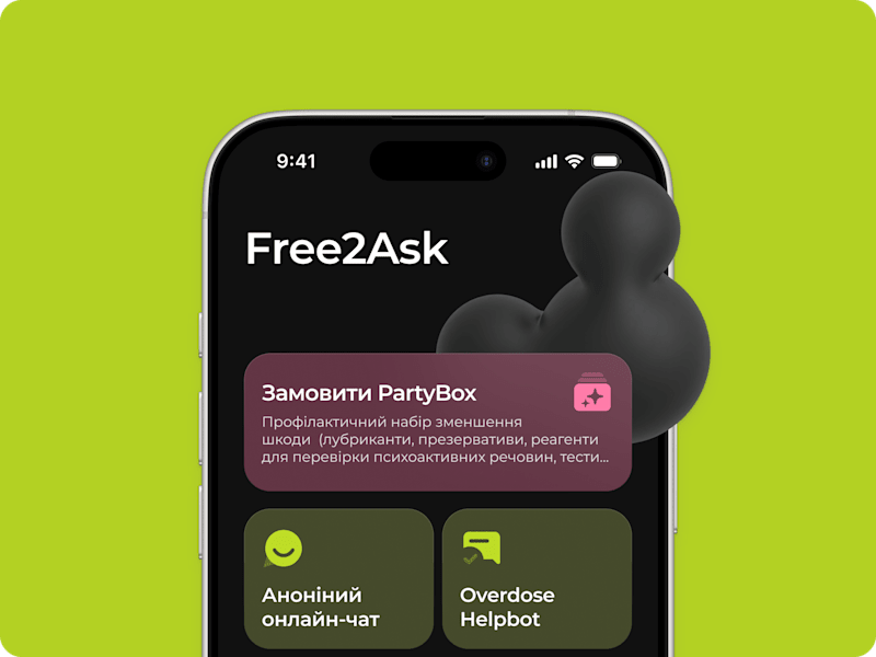 Cover image for Free2Ask: Harm Reduction & Mental Health App Design