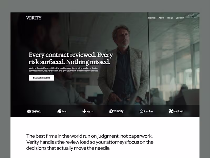 Cover image for AI Legal Platform Website Design & Development