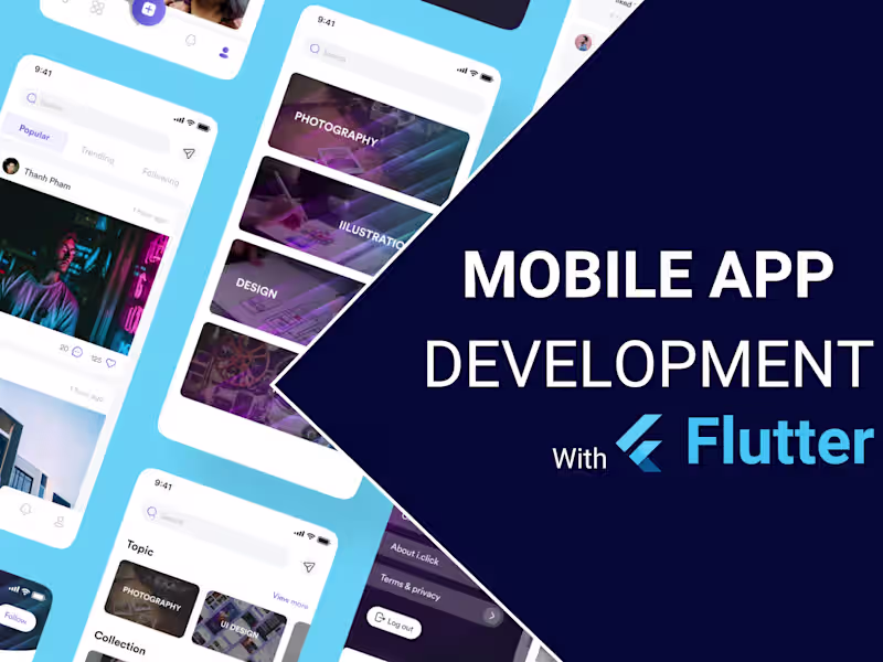 Cover image for Flutter Mobile App Development for Android & iOS