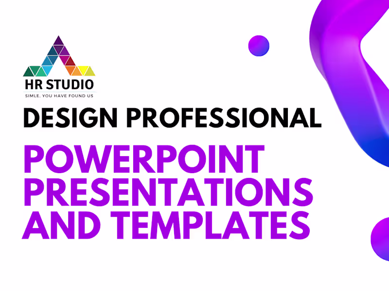Cover image for Design professional PowerPoint presentations and templates