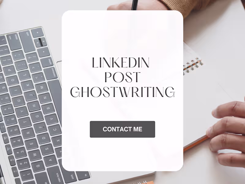 Cover image for LinkedIn Post Ghostwriting (x5)