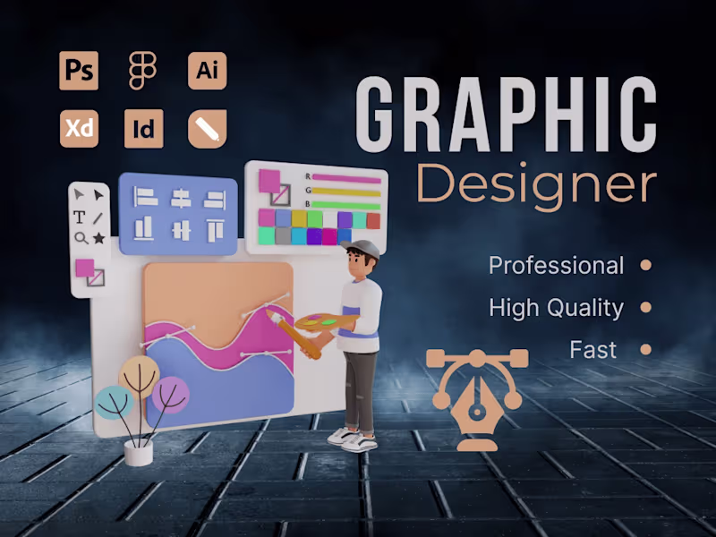 Cover image for You will get A professional graphics design for your business.