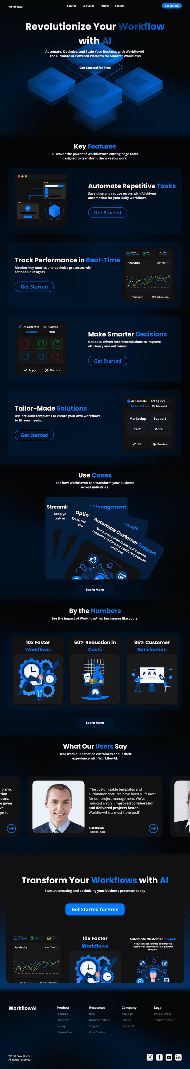 Cover image for WorkflowAI Saas Website