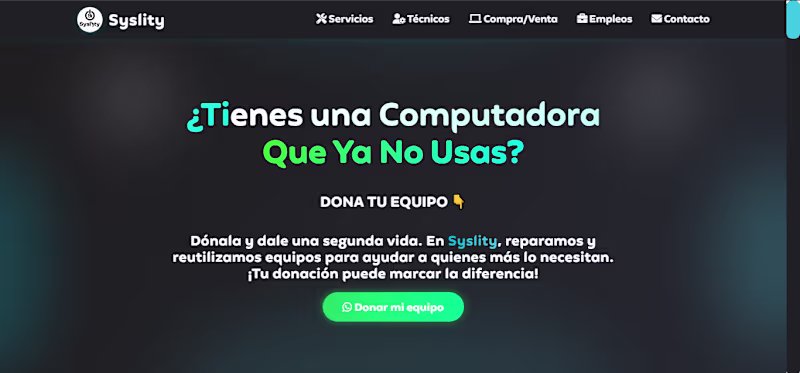 Cover image for Diseñé y desarrollé esta landing page para este negocio Hoy ...