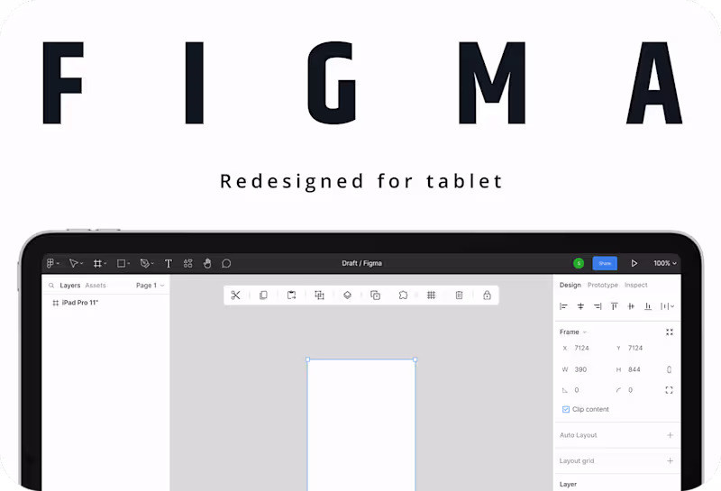 Cover image for Figma for tablet :: Behance