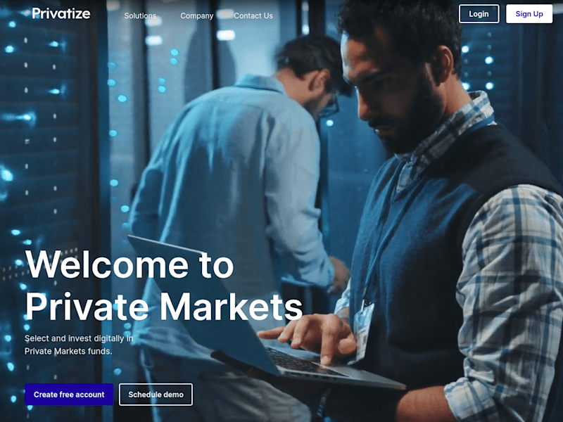 Cover image for Privatize - Private Markets Funds Broker