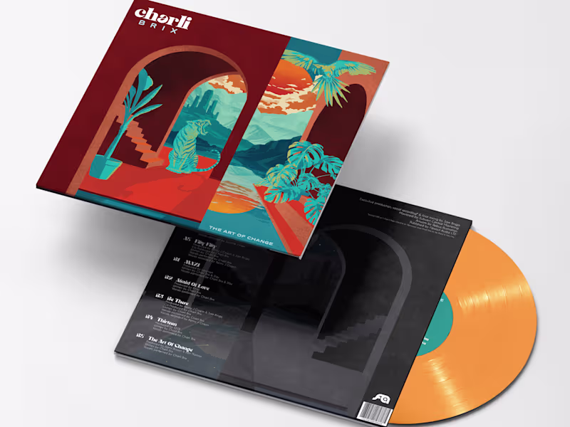 Cover image for Book or Album Cover Illustration