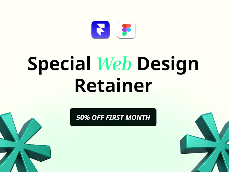 Cover image for Special Retainer for Framer Web Design