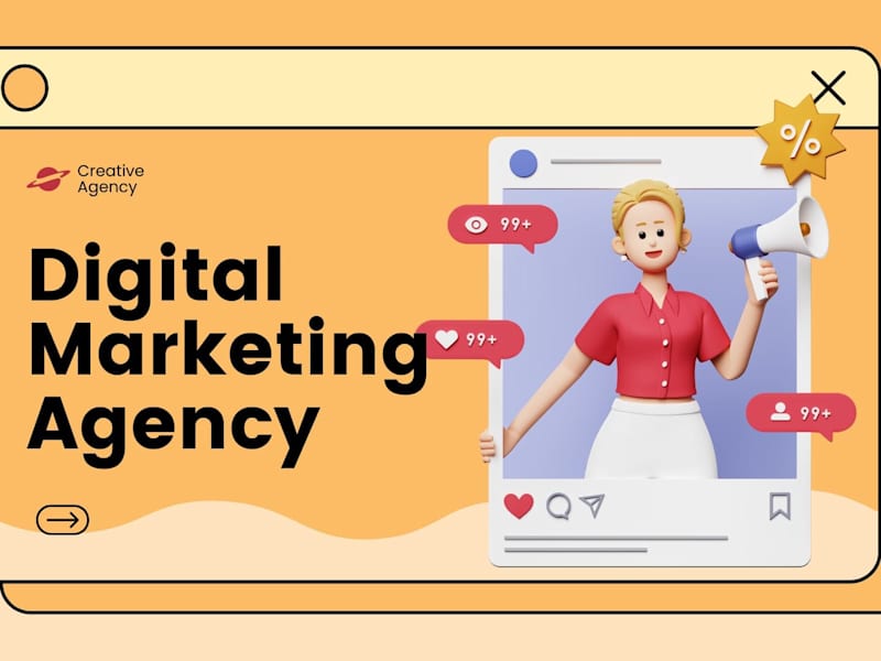 Cover image for I'm Your Digital marketer and website development 