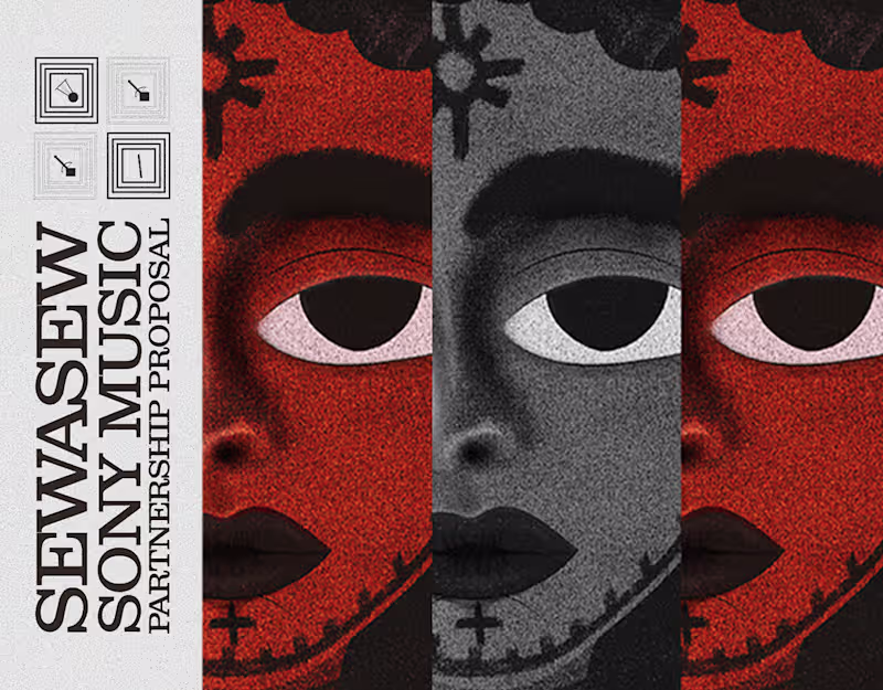 Cover image for SEWSEW-SONY MUSIC PARTNERSHIP PROPOSAL :: Behance