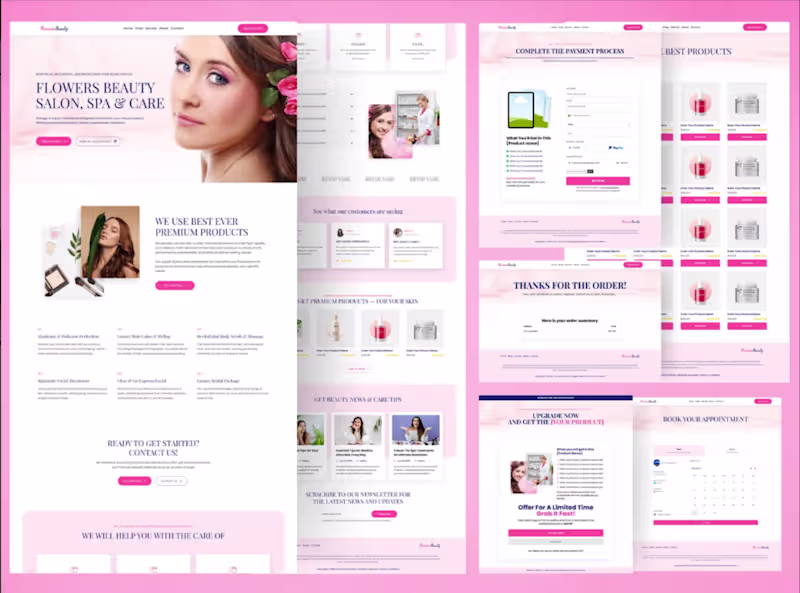 Cover image for I will design Systeme.io  Website Design for Coaches& Businesses