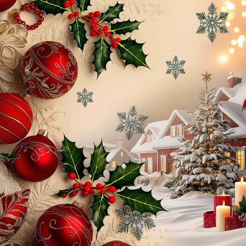 Cover image for christmas background celebration :: Behance