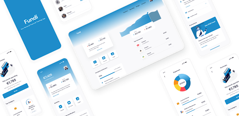 Cover image for UI/UX Design for a Fundi Fintec app
