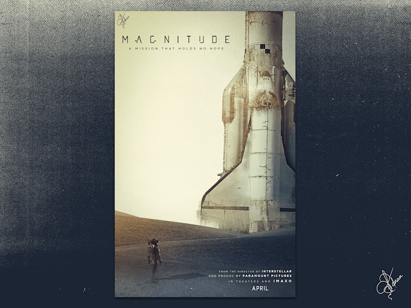 Cover image for Fictional Movie poster design (Magnitude)