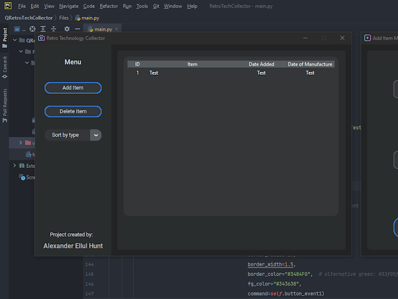 Cover image for Database System written in Python