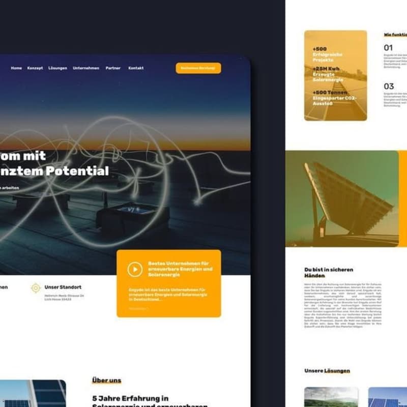 Cover image for Solar Company Website Design