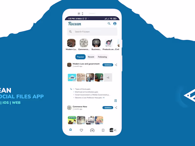 Cover image for Built Fiscean App, it is a Social Files App