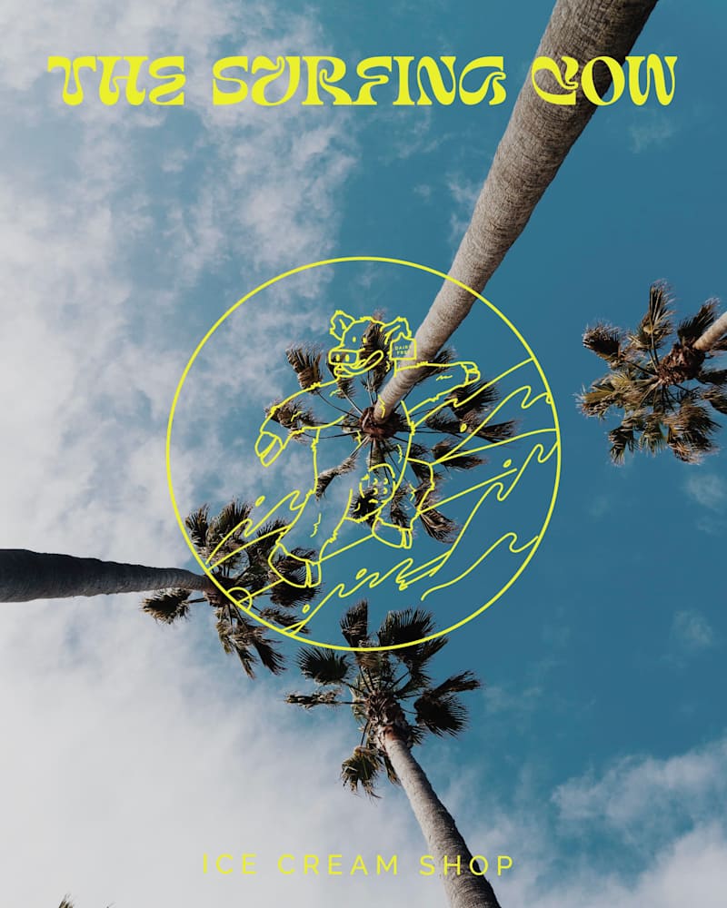 Cover image for The Surfing Cow