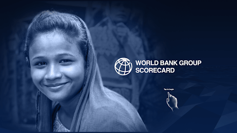 Cover image for World Bank Group | Scorecard Interactive Experience