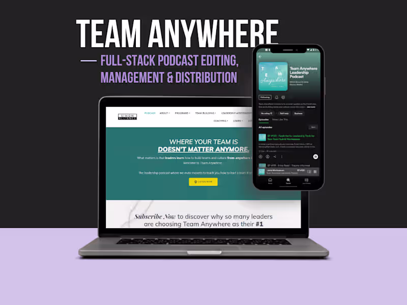 Cover image for Podcast Production: Team Anywhere