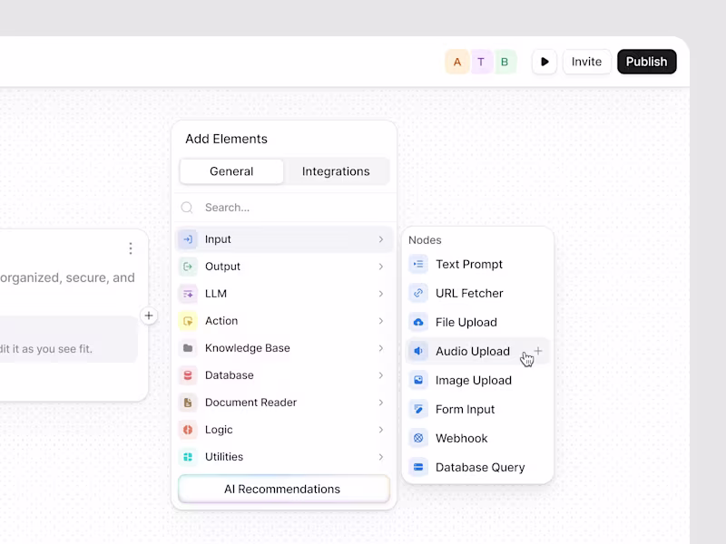 Cover image for Workflow Builder / Context Menu