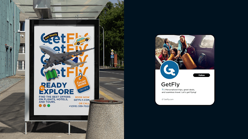Cover image for GETFLY - VISUAL IDENTITY AND BRANDING DESIGN