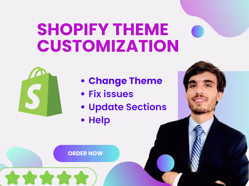 Cover image for Shopify Theme Expert for Seamless Upgrades and Customizations