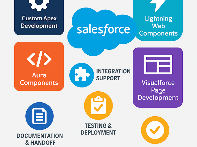 Cover image for Salesforce APEX | LWC | AURA | VISUALFORCE Development