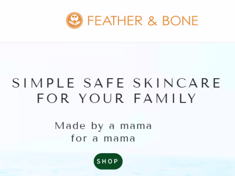 Cover image for Premium Ecommerce Website Design for Feather & Bone Co