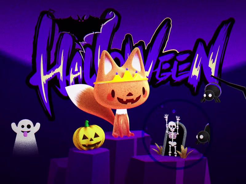 Cover image for 🎃🎃🎃By combining spline timelines and state animations, th...