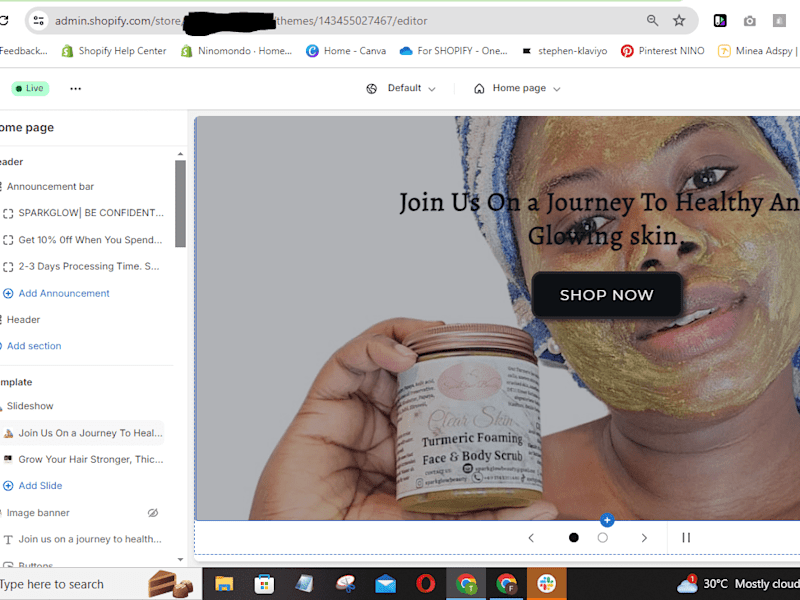 Cover image for Shopify Ecommerce Website Design